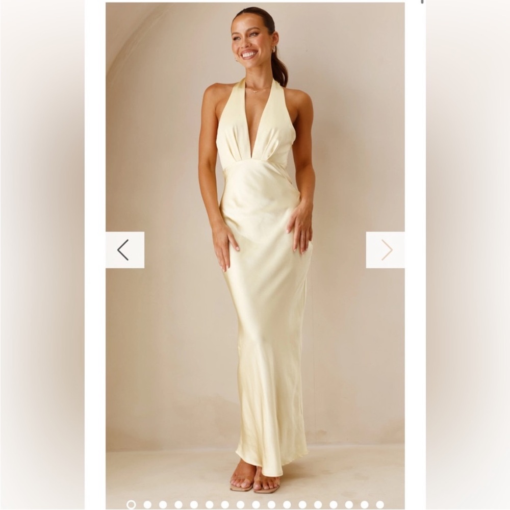 Billy J - Chloe Maxi Dress in Yellow (US 2 / AU 6)